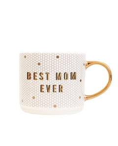 Best Mom Ever Tile Coffee Mug - miamidrugpossession