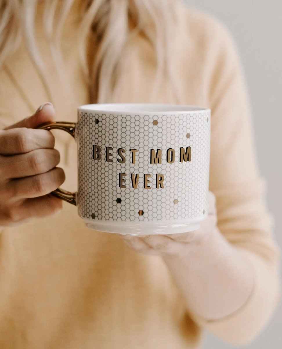 Best Mom Ever Tile Coffee Mug - miamidrugpossession