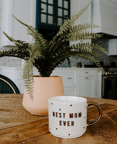 Best Mom Ever Tile Coffee Mug - miamidrugpossession