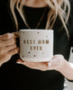 Best Mom Ever Tile Coffee Mug - miamidrugpossession