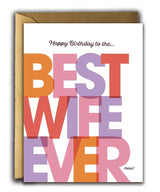 Best Wife Ever Card - miamidrugpossession