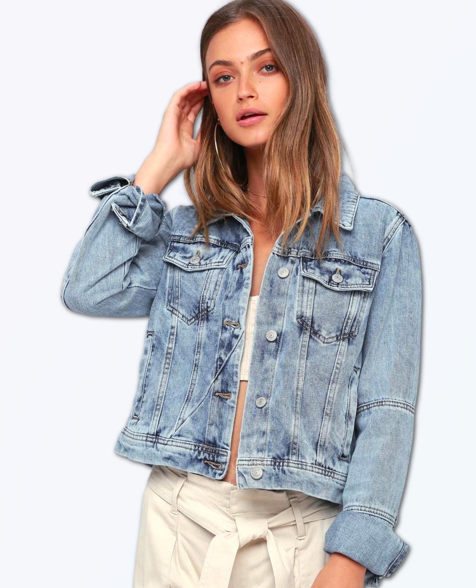 Bestseller Rumors Denim Jacket Light Indigo - miamidrugpossession