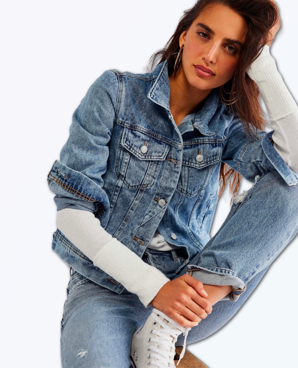 Bestseller Rumors Denim Jacket Light Indigo - miamidrugpossession