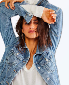 Bestseller Rumors Denim Jacket Light Indigo - miamidrugpossession