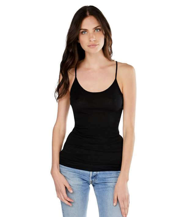 Bestseller Scoop Neck Camisole Black - miamidrugpossession