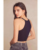 Bestselling Bella Seamless Rib Tank Black - miamidrugpossession