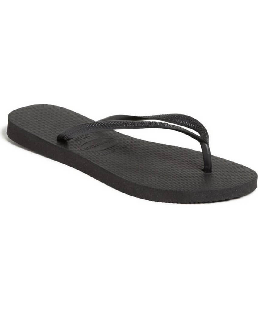 Bestselling Black Slim Flip Flop - PINK ARROWS