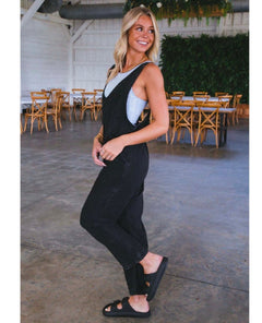 Bestselling High Roller Jumpsuit Black - PINK ARROWS