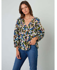 Billow Boho Long Sleeve Top Petal - clearpathherbicide