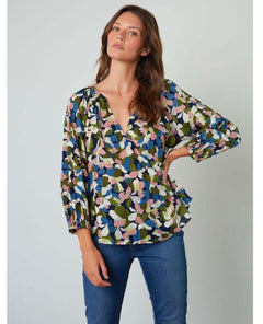 Billow Boho Long Sleeve Top Petal - miamidrugpossession