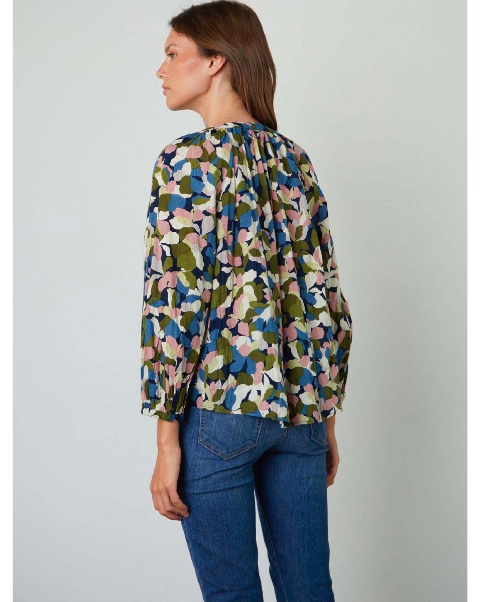 Billow Boho Long Sleeve Top Petal - miamidrugpossession