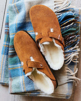 Birkenstock Boston Shearling Clogs Mink - miamidrugpossession