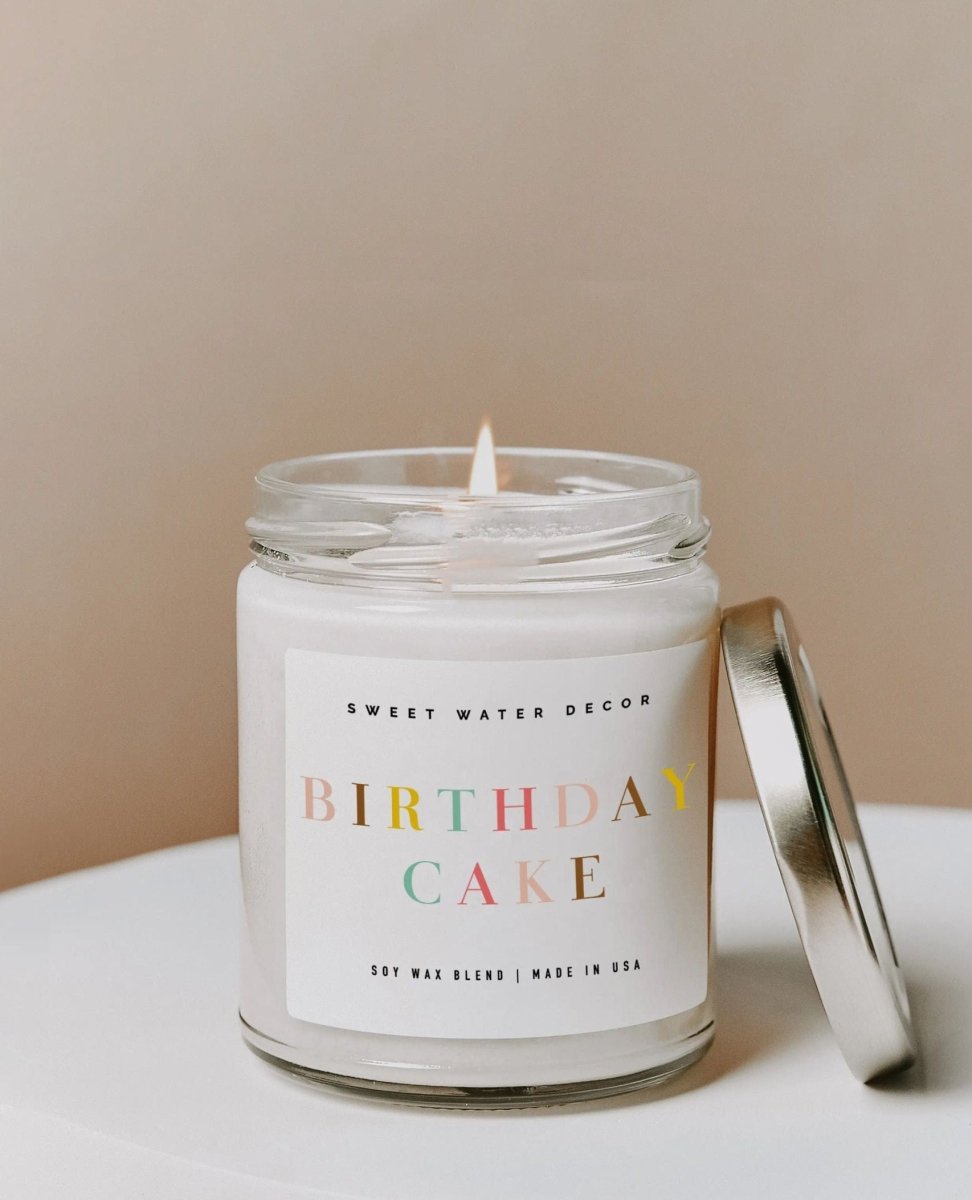 Birthday Cake Soy Candle - miamidrugpossession