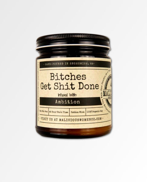 Bitches Get Shit Done - Pink Chandelier - clearpathherbicide