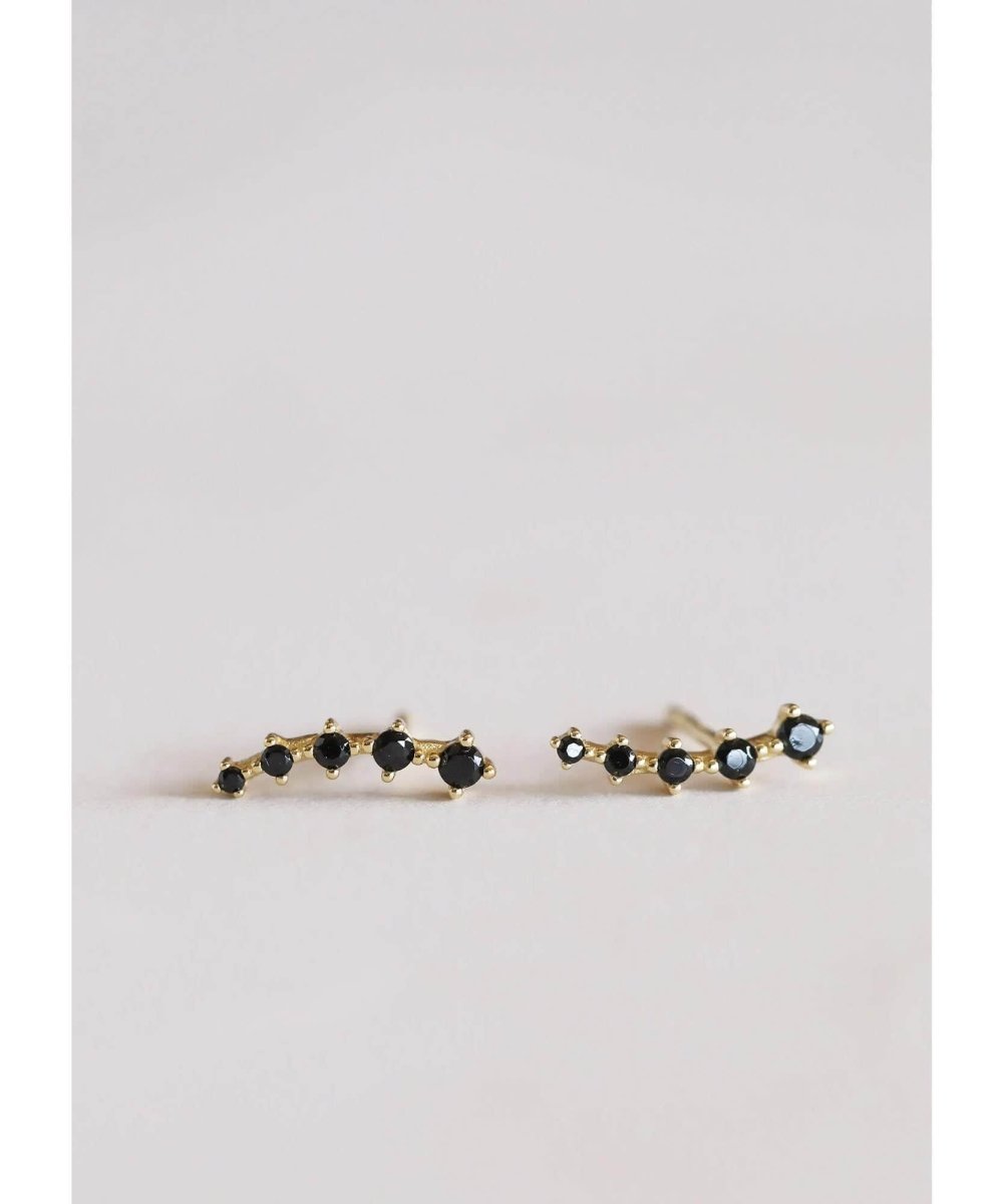 Black Crawler Earrings - miamidrugpossession