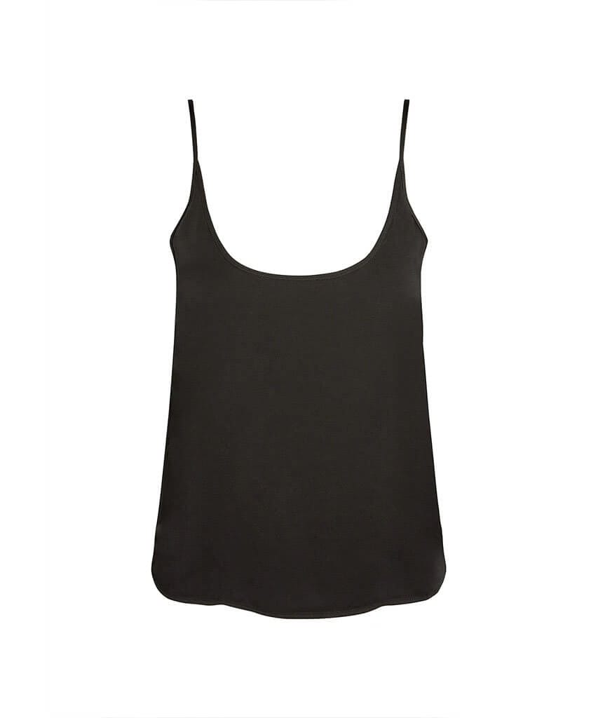 Black Silk Camisole - miamidrugpossession