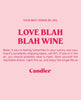 Blah Blah Love Candle - clearpathherbicide