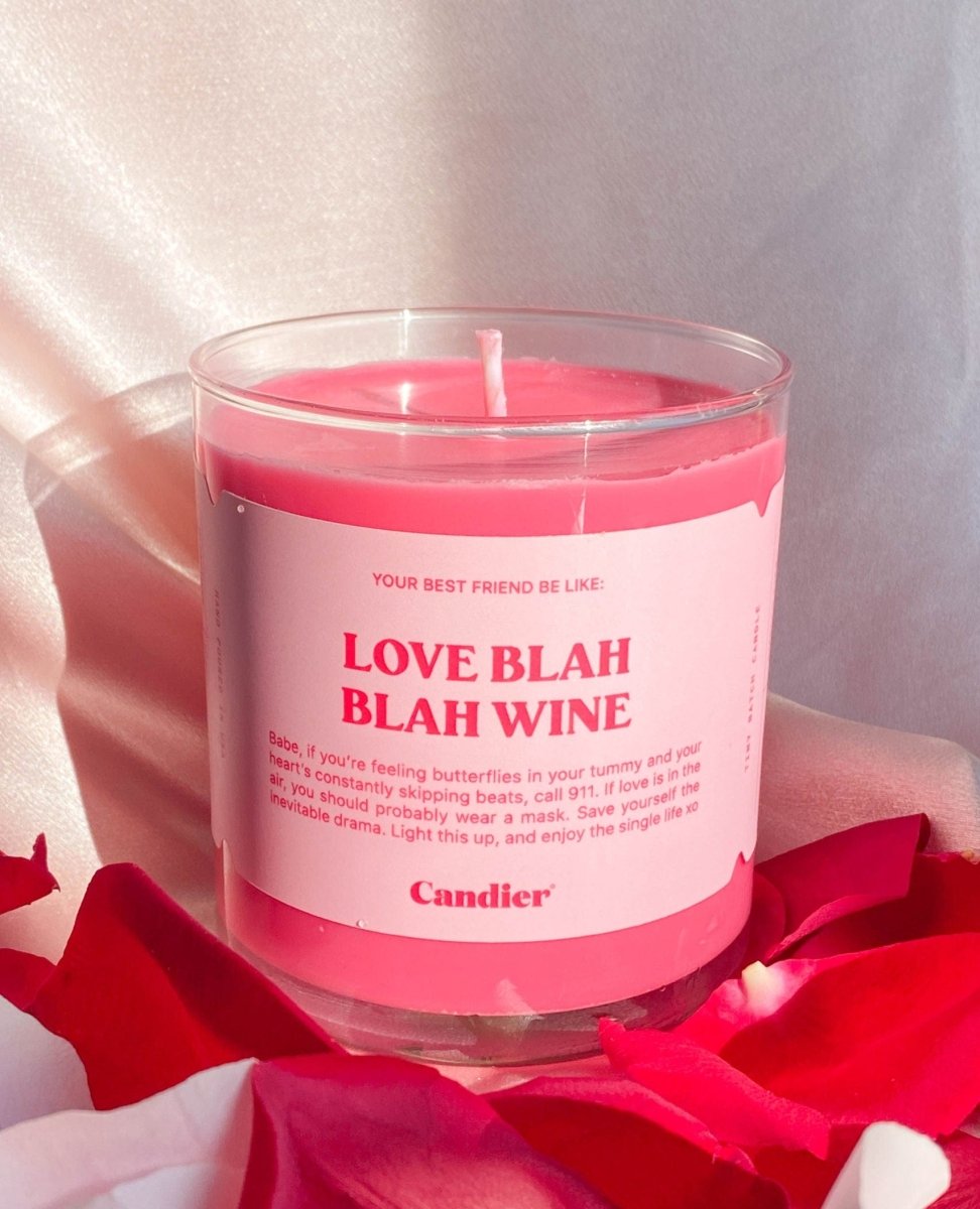 Blah Blah Love Candle - miamidrugpossession