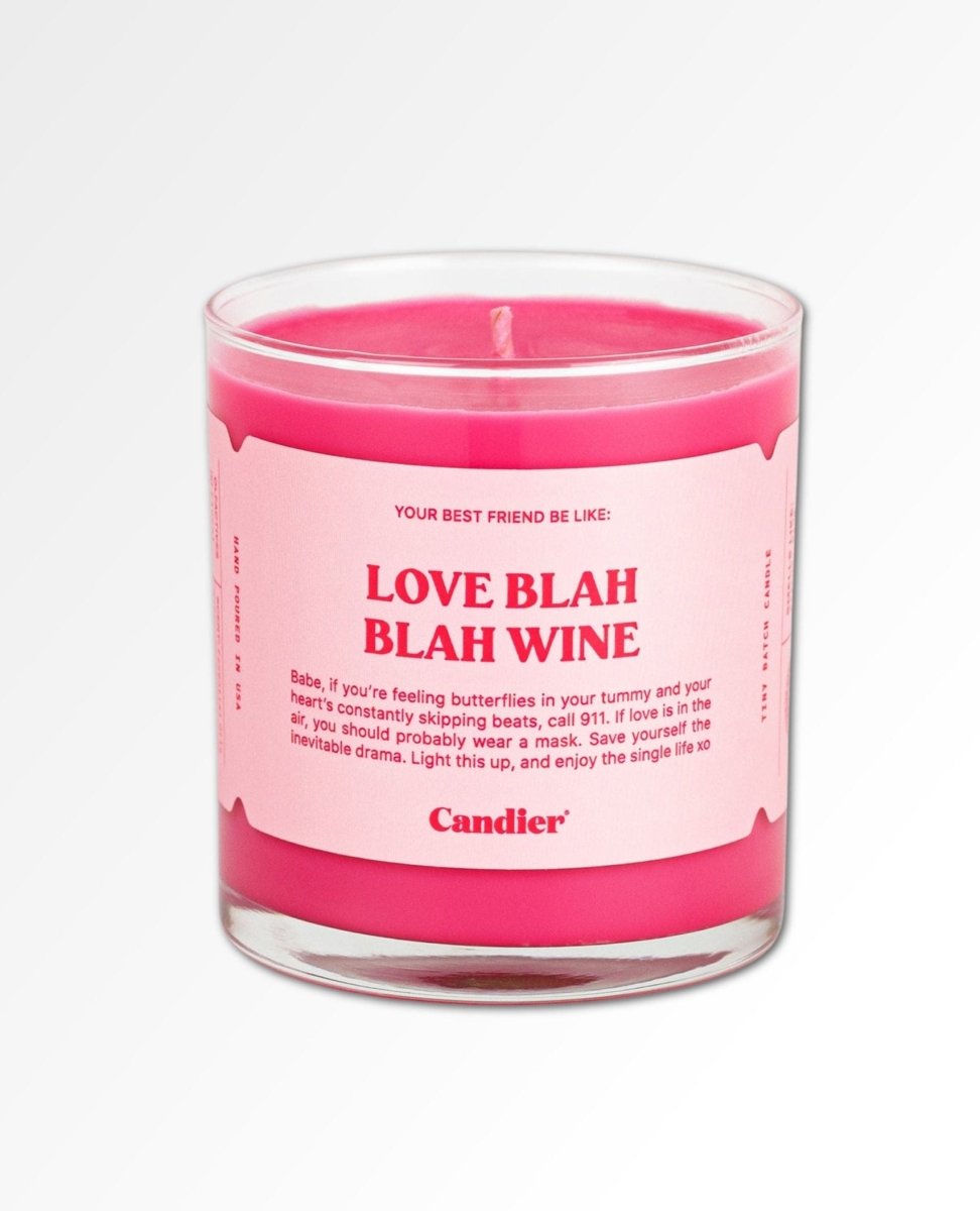 Blah Blah Love Candle - miamidrugpossession