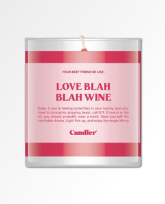 Blah Blah Love Candle - clearpathherbicide