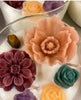 Bliss Soy Candles in Glass Votive w/ Flowers + Gemstones - miamidrugpossession