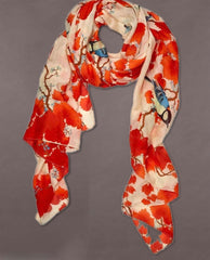 Blossom Branch Scarf - PINK ARROWS