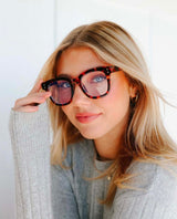 Blue Light Blocker Glasses Thick Tortoise Frame - miamidrugpossession