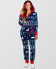 Blue Reindeer Unisex Jumpsuit - miamidrugpossession