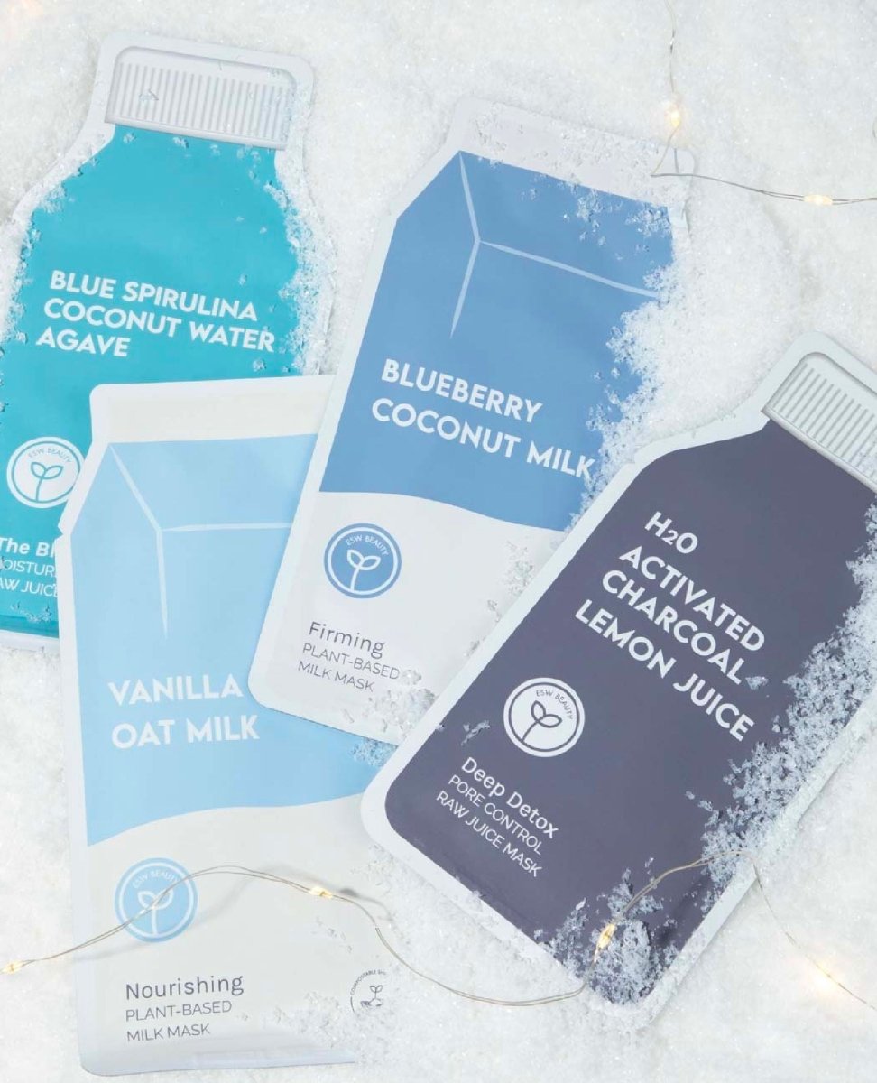 Blueberry Coconut Milk Firming Plant - Based Milk Sheet Mask - miamidrugpossession