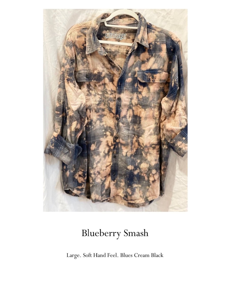 Blueberry Smash Flannel #7 One Size - miamidrugpossession