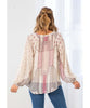 Boho Chiffon Blouse Wine Combo - miamidrugpossession