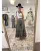 Boho Tiered Skirt Black Gold Combo - clearpathherbicide