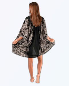 Bondi Mandala Kimono Cover Up - PINK ARROWS