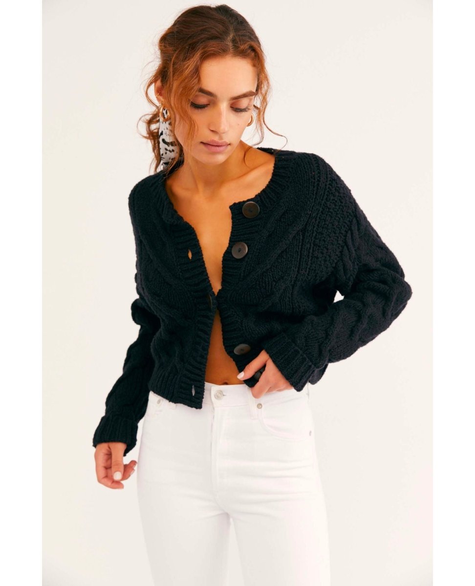 Bonfire Cardi Black - miamidrugpossession