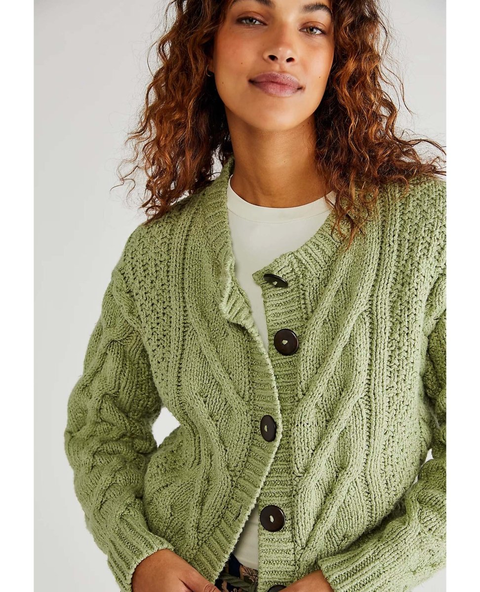 Bonfire Cardi Emerald Moth - miamidrugpossession