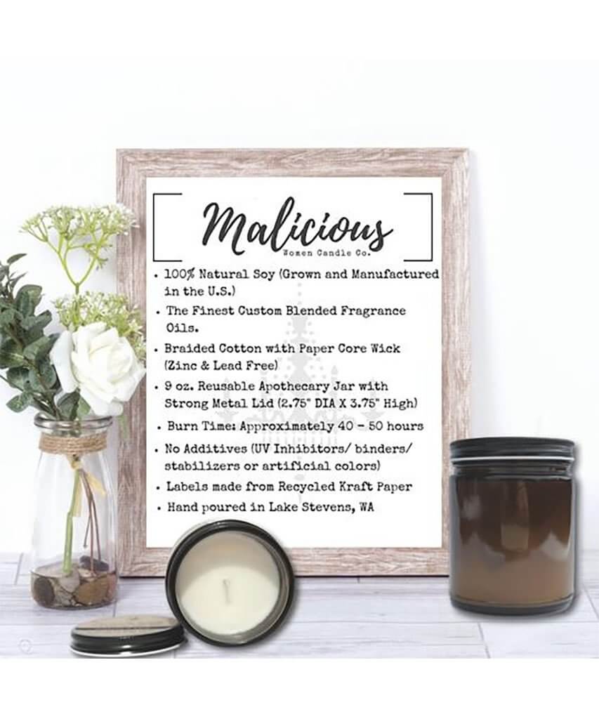 Boss Lady - Infused With Hustle & Caffine Candle - miamidrugpossession