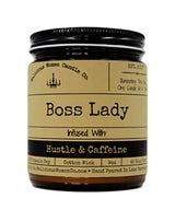 Boss Lady - Infused With Hustle & Caffine Candle - clearpathherbicide