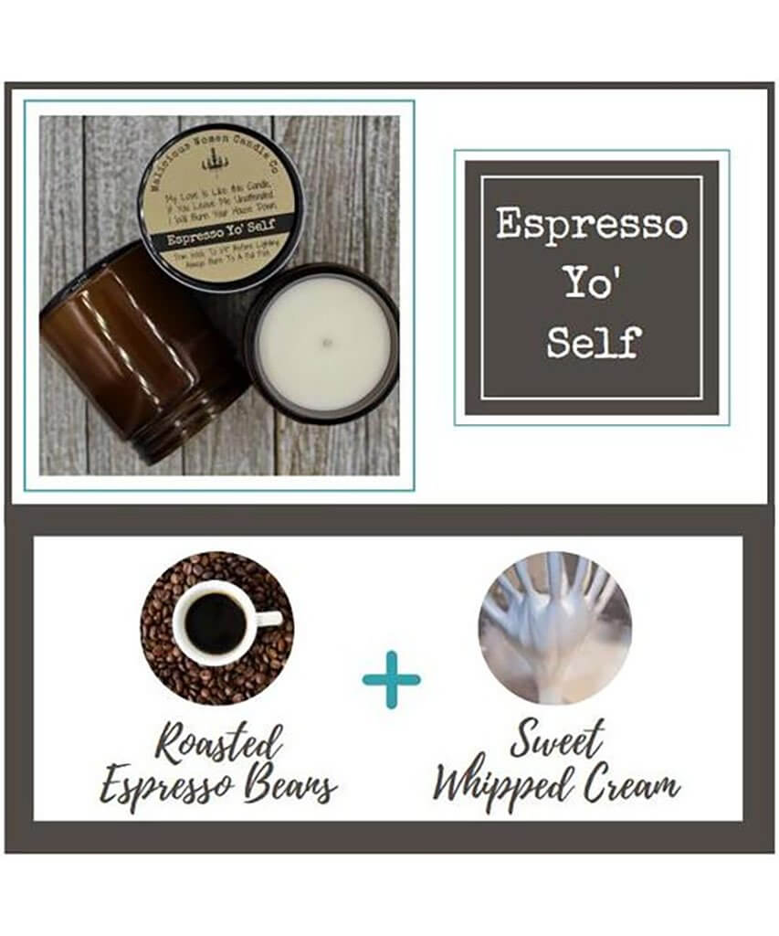 Boss Lady - Infused With Hustle & Caffine Candle - miamidrugpossession