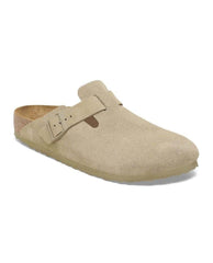 Boston Suede Leather Faded Khaki - PINK ARROWS