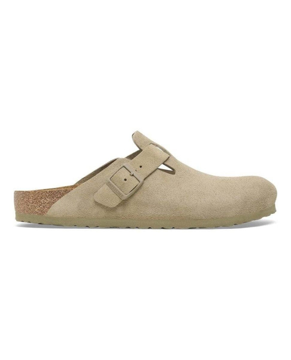 Boston Suede Leather Faded Khaki - miamidrugpossession