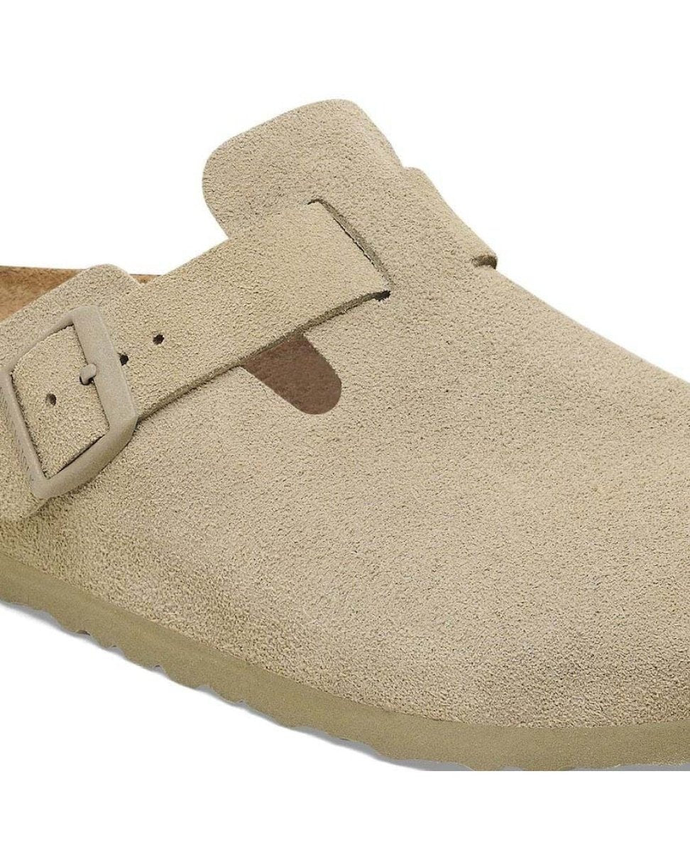 Boston Suede Leather Faded Khaki - miamidrugpossession