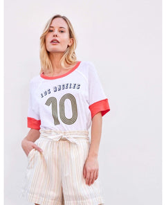 Boyfriend Los Angeles Tee White - miamidrugpossession