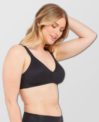 Bra - llelujah!® Lightly Lined Bralette Very Black - PINK ARROWS