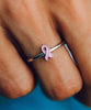 Breast Cancer Ring Silver - miamidrugpossession