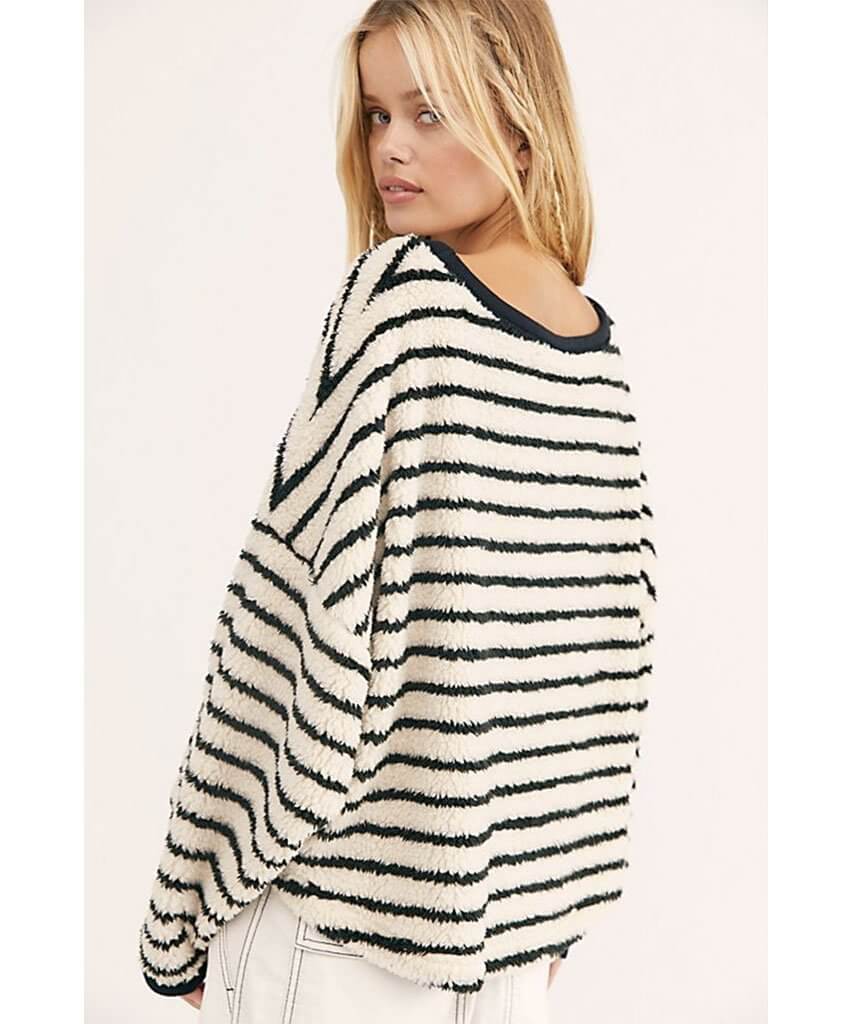 Breton Striped Pullover Black - miamidrugpossession