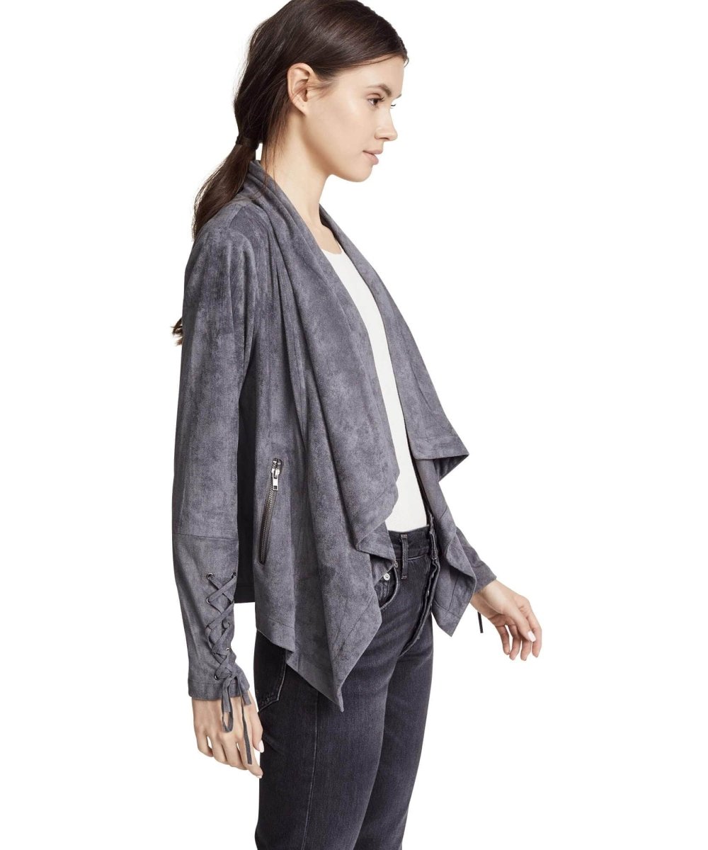 Brislin Drape Front Jacket - miamidrugpossession