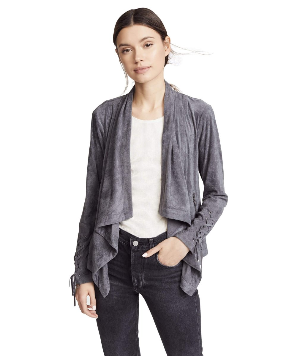 Brislin Drape Front Jacket - miamidrugpossession