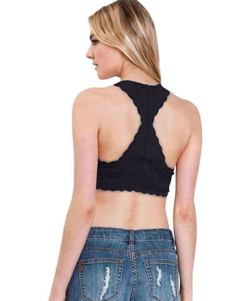 Brooke Racerback, Charcoal - miamidrugpossession