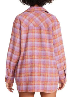 Brooklyn Plaid Shacket, Vintage Purple - clearpathherbicide