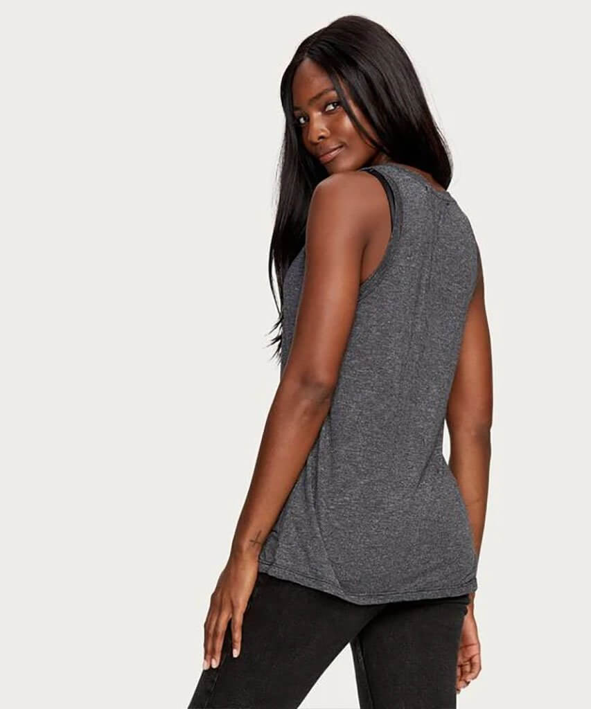 Brooklyn U Neck Tank Black - Restocked - miamidrugpossession